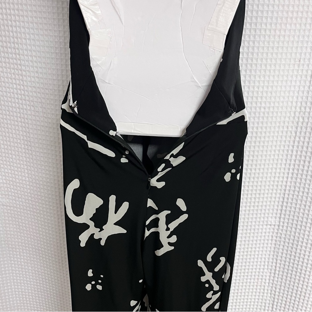 Cache ladies Black and White Jumpsuit size small - Picture 8 of 9